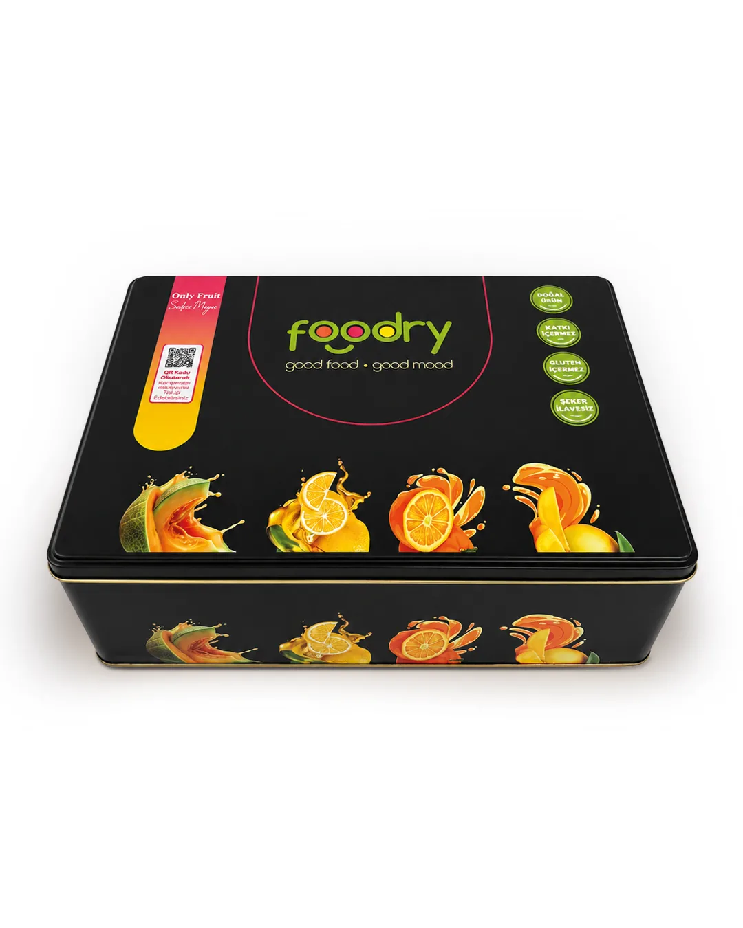 Foodry Freeze Dry Meyve Koleksiyonu – Premium Teneke Kutu (8'li)